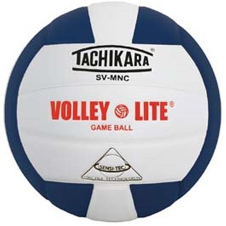TACHIKARA Tachikara SVMNC.NYW Volley-Lite Game Ball - Navy-White SVMNC.NYW